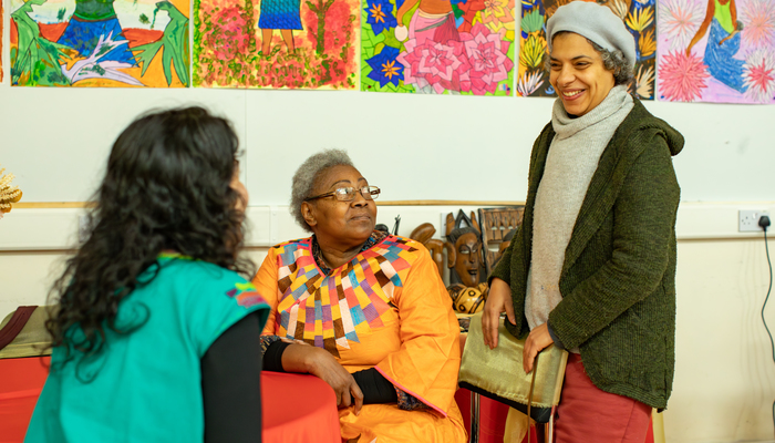 A group of women at the Mojatu Foundation