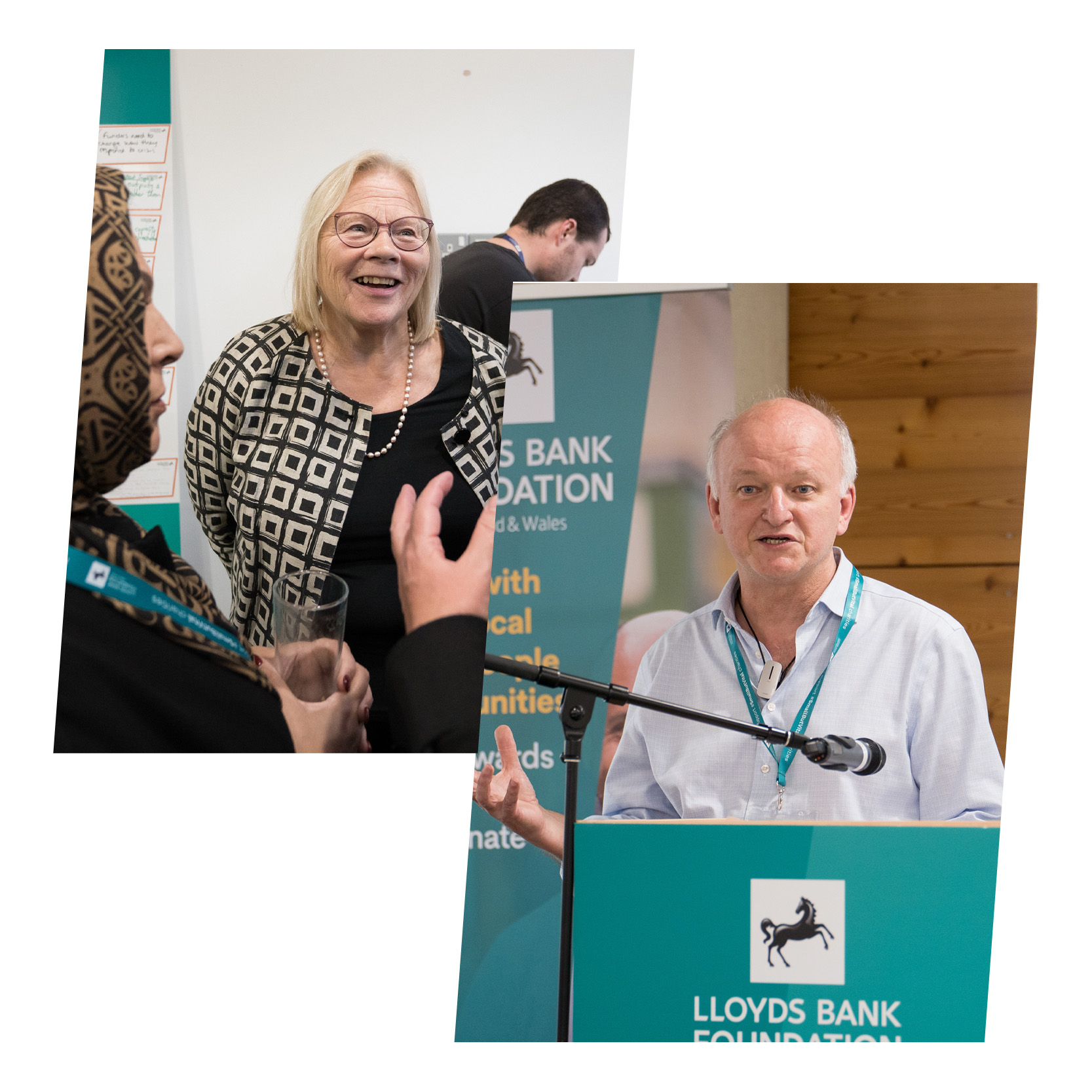 Head shots of Dame Ann Limb and CEO Paul Streets